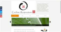 Desktop Screenshot of cochiseacupuncture.com