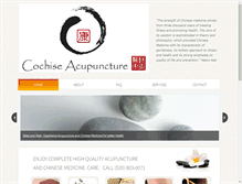 Tablet Screenshot of cochiseacupuncture.com